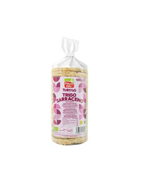 Tortitas de trigo sarraceno con sal y s/g Bio 100g La Finestra Tortitas de trigo sarraceno con sal y s/g Bio 100g La Finestra